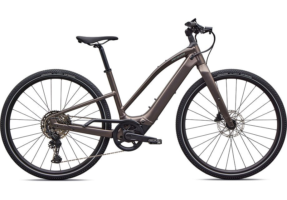 2026 Specialized Vado Sl 4.0 Step Through 2 Bike Satin Gun Metal / Agave Grey Frost Reflective S