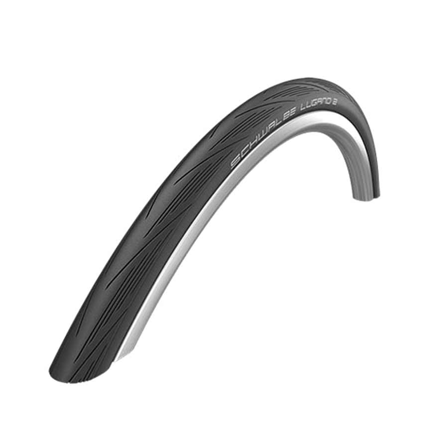 Neumático Schwalbe Lugano II 700x23C plegable con cubierta de sílice K-Guard 50TPI negro
