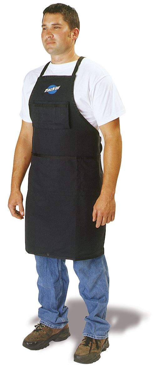 Delantal de taller Park Tool SA-3 de alta resistencia: 35" de largo, negro