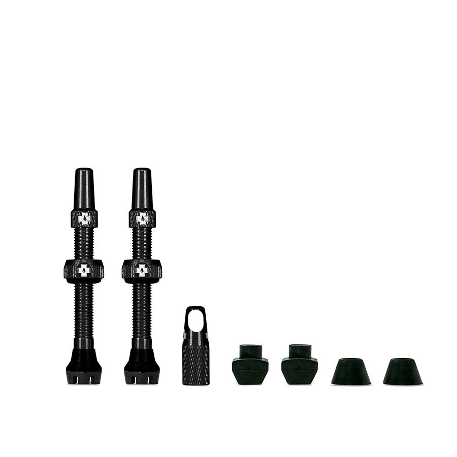 Kit de válvulas sin cámara Muc-Off V2 (par, 44 mm), color negro