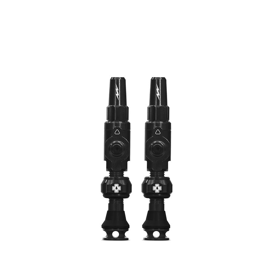 Vástagos de válvula sin cámara Muc-Off Big Bore Lite - Pequeños, 30 mm, negros