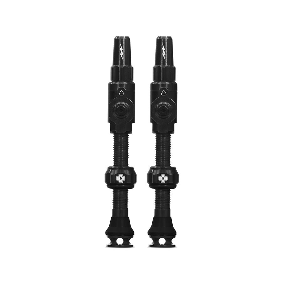 Vástagos de válvula sin cámara Muc-Off Big Bore Lite - Grandes, 45 mm, color negro