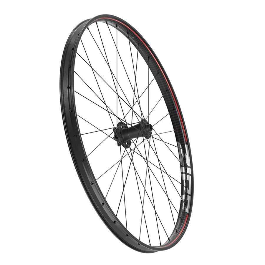 Rueda delantera Zipp 3ZERO MOTO B1 27,5 / 584 Orificios: 32 15 mm TA 110 mm Boost Disc IS 6 tornillos Logotipo pizarra/Línea Stealth