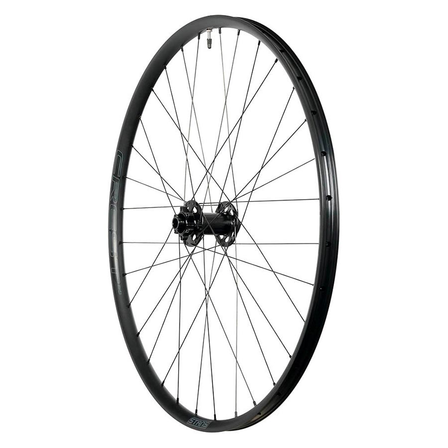 Rueda delantera Stans Crest MK4 - 29 pulgadas, 15 x 110 mm, 6 tornillos, negra