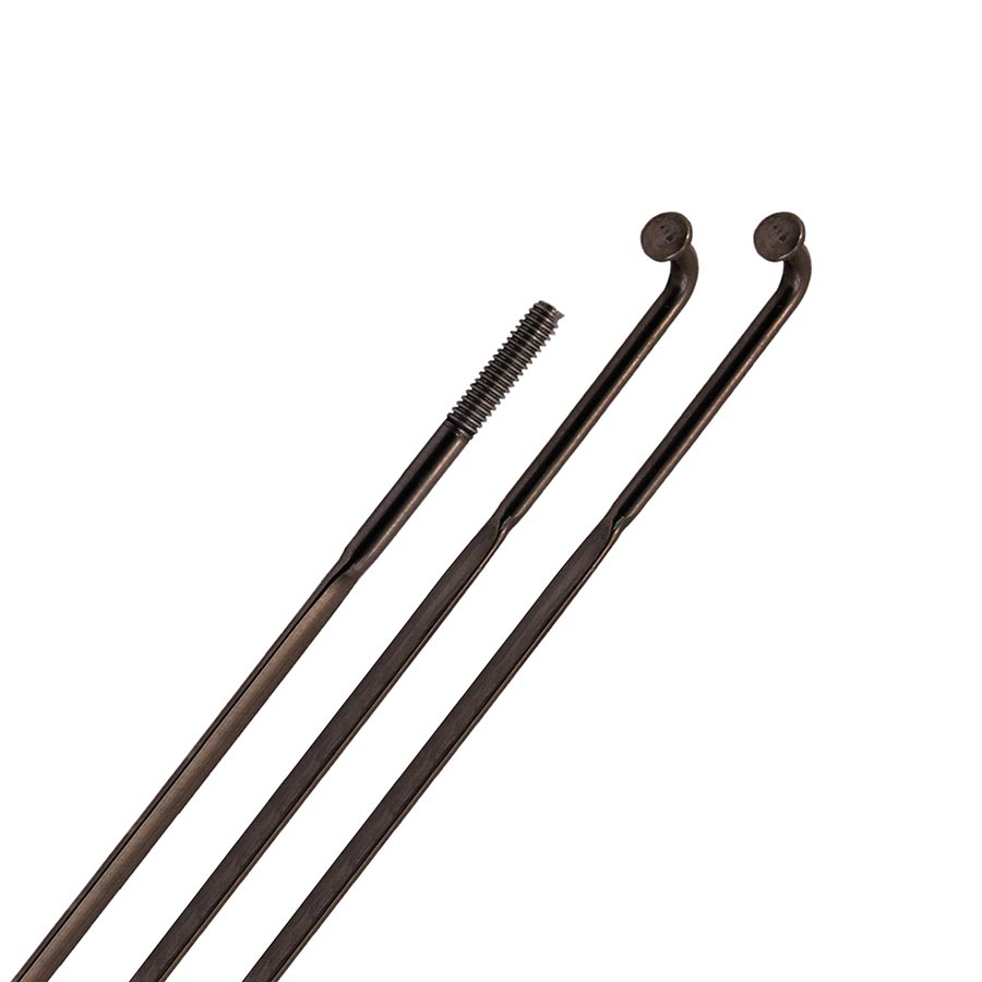 Radios Zipp Sapim CX-Ray J-Bend negros de 250 mm (3 unidades)