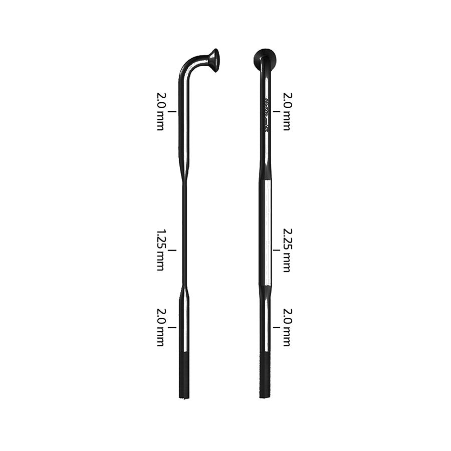 Zipp CX-Sprint Black J-Bend TCS Spokes Sapim CX-Sprint Black Length: 290 3pcs