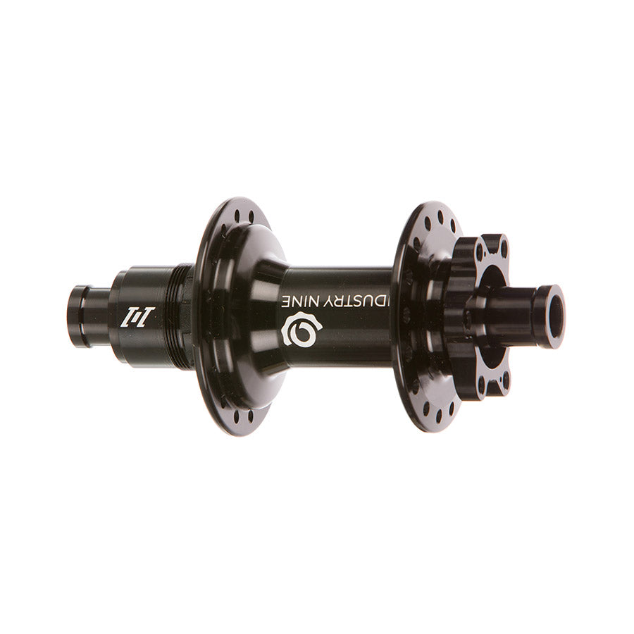 Buje trasero Industry Nine 1/1 Classic - 12 x 148 mm, 6 tornillos, XD, negro, 28 agujeros
