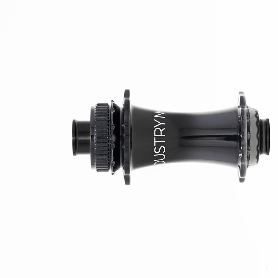 Buje de disco delantero Industry Nine Solix G Classic, 28 agujeros, 12 mm, TA, 100 mm, negro