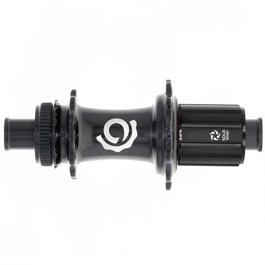 Buje de disco trasero Industry Nine Solix G Classic HG11, 24 agujeros, 12 mm, TA, 142 mm, Shimano HG 11, color negro
