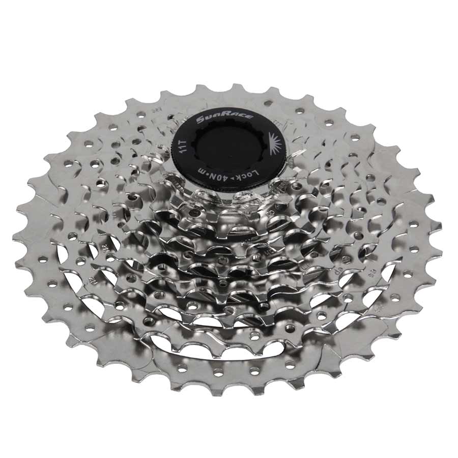 Cassette SunRace M96 de 9 velocidades, 11 dientes y 32 dientes, níquel