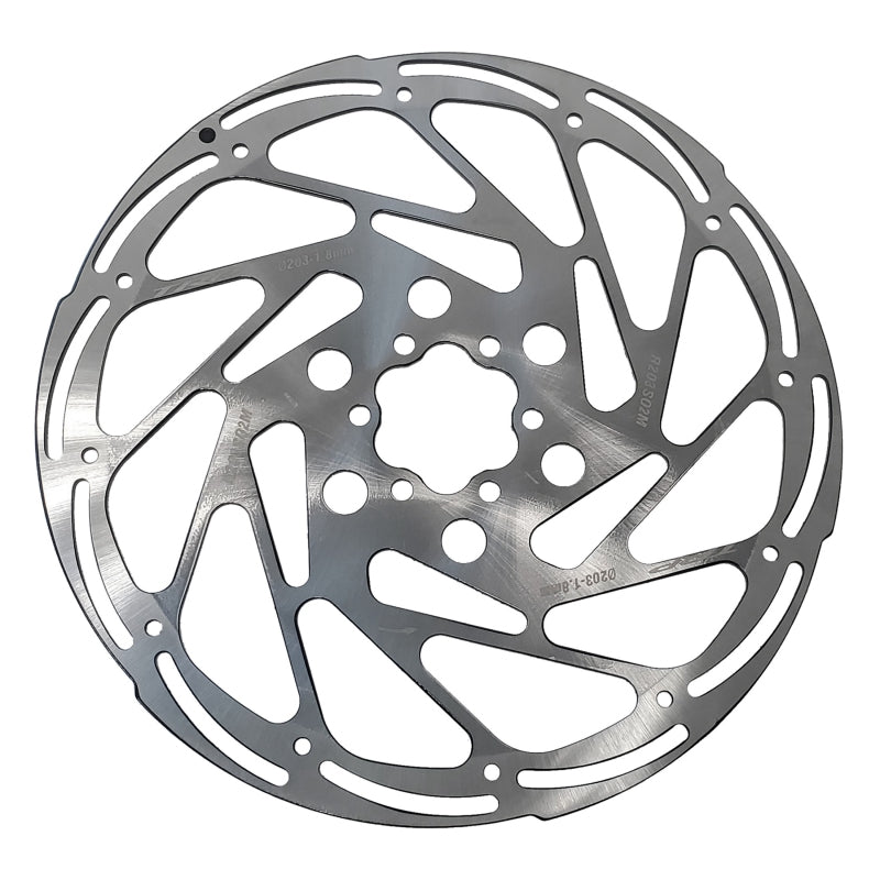 Rotores de disco Trp RS02M de 203 mm, color plateado