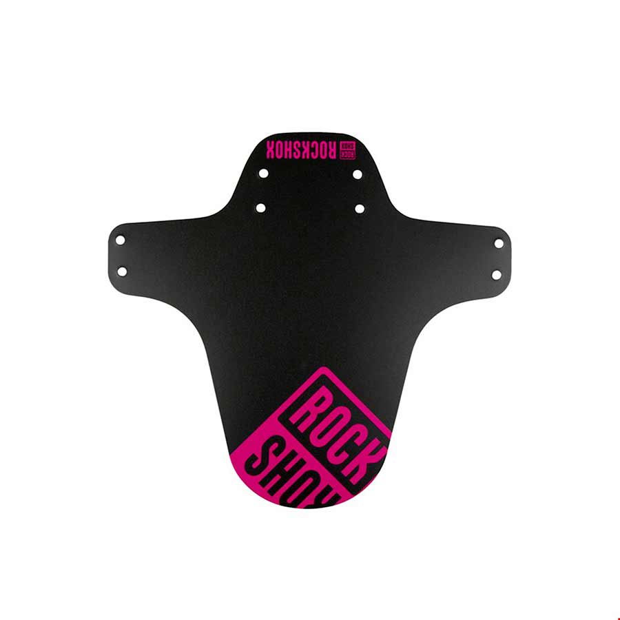 Guardabarros corto RockShox MTB con cierre de cremallera, color negro y magenta