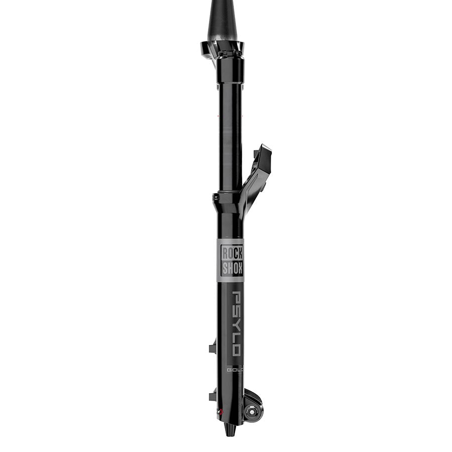 RockShox Psylo Gold Isolator RC Suspension Fork - 27.5" 140 mm 15 x 110 mm 44 mm Offset Gloss BLK A1