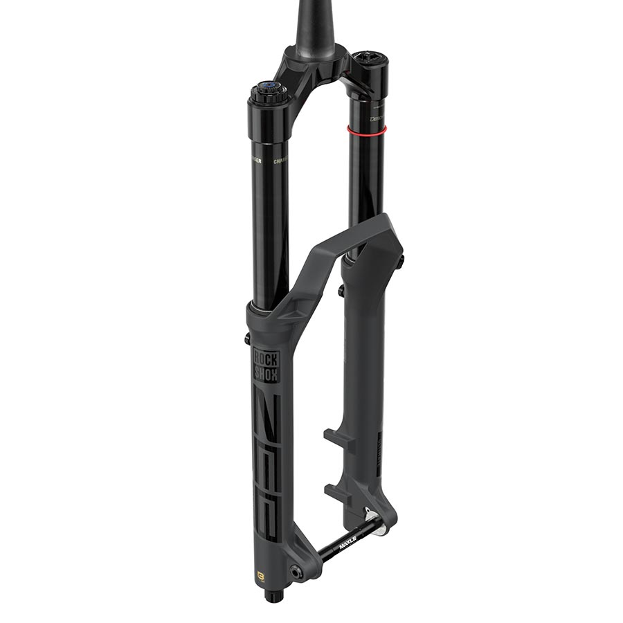 Horquilla de suspensión RockShox ZEB Ultimate A3 27,5 DebonAir+ con buttercups, 160 mm, 1-1/8-1,5, 15 x 110 mm, inclinación: 44 mm, gris