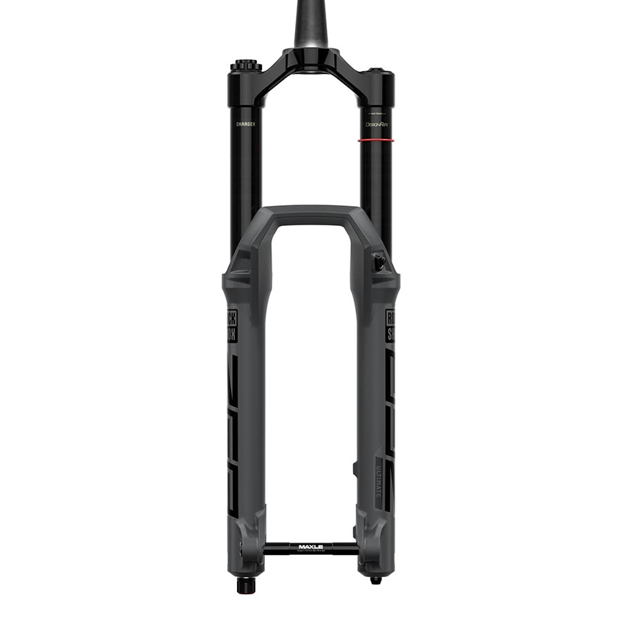 Horquilla de suspensión RockShox ZEB Ultimate A3 27,5 DebonAir+ con buttercups, 190 mm, 1-1/8-1,5, 15 x 110 mm, inclinación: 44 mm, gris