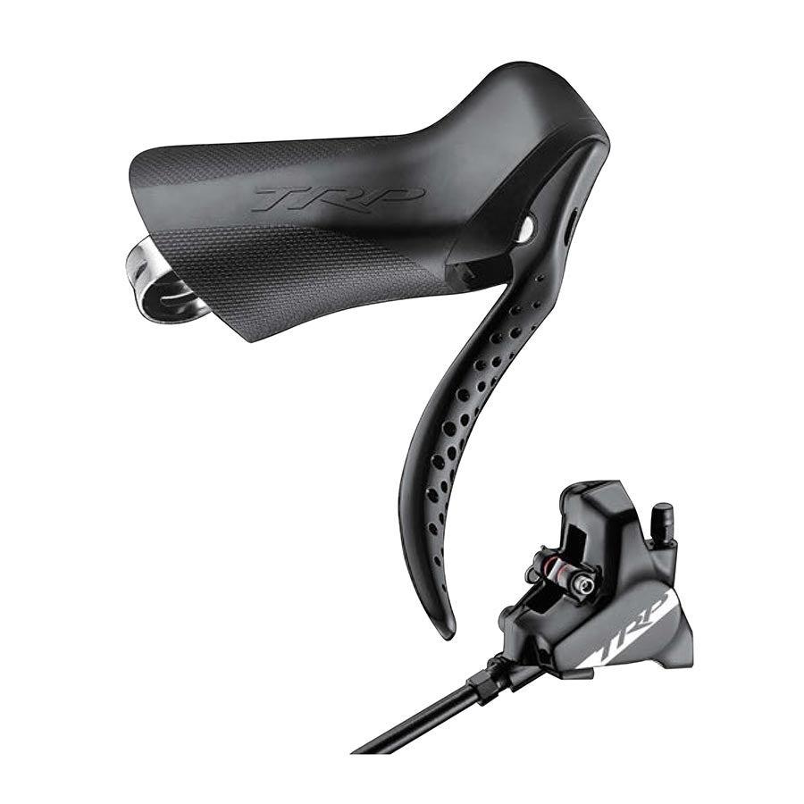 TRP Hylex RS Disc Brake Lever - Front Hydraulic 2-Piston Flat Mount BLK