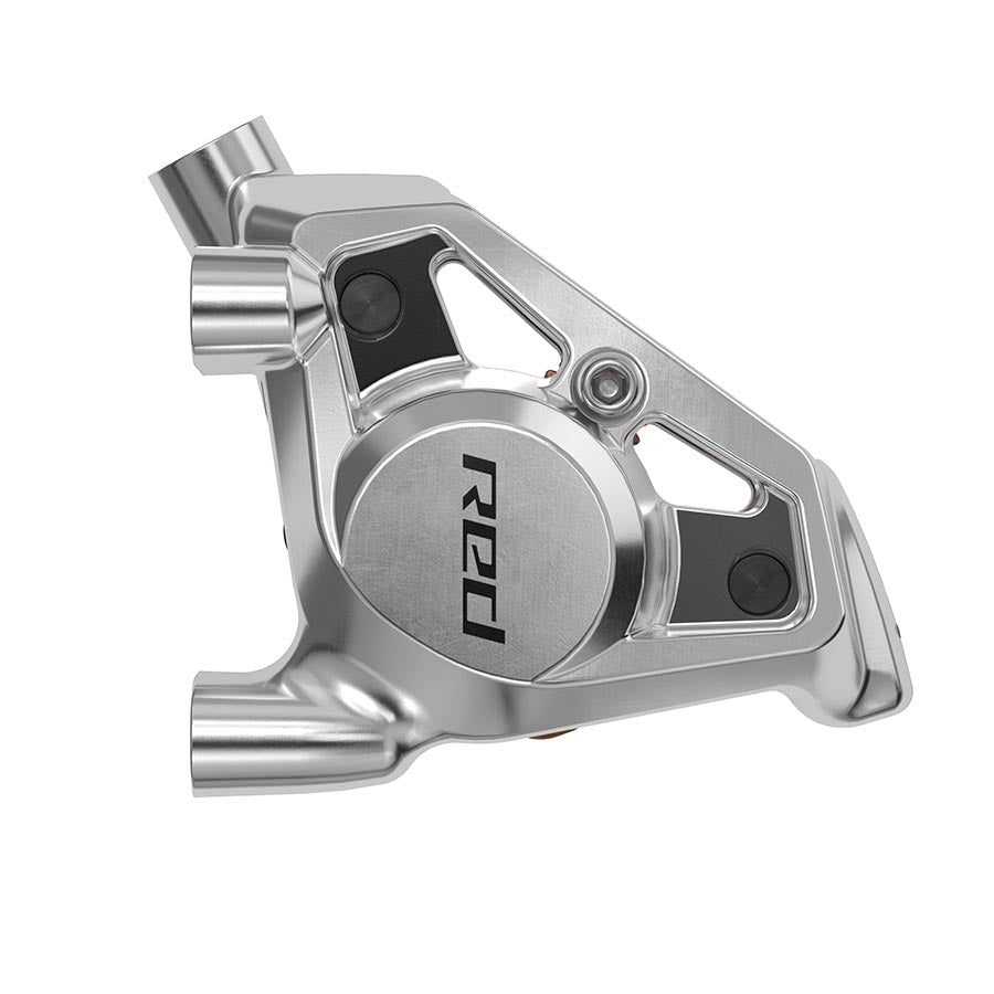 Pinza de freno de disco hidráulico SRAM RED eTap AXS (delantera y trasera, montaje plano, plateada, E1)