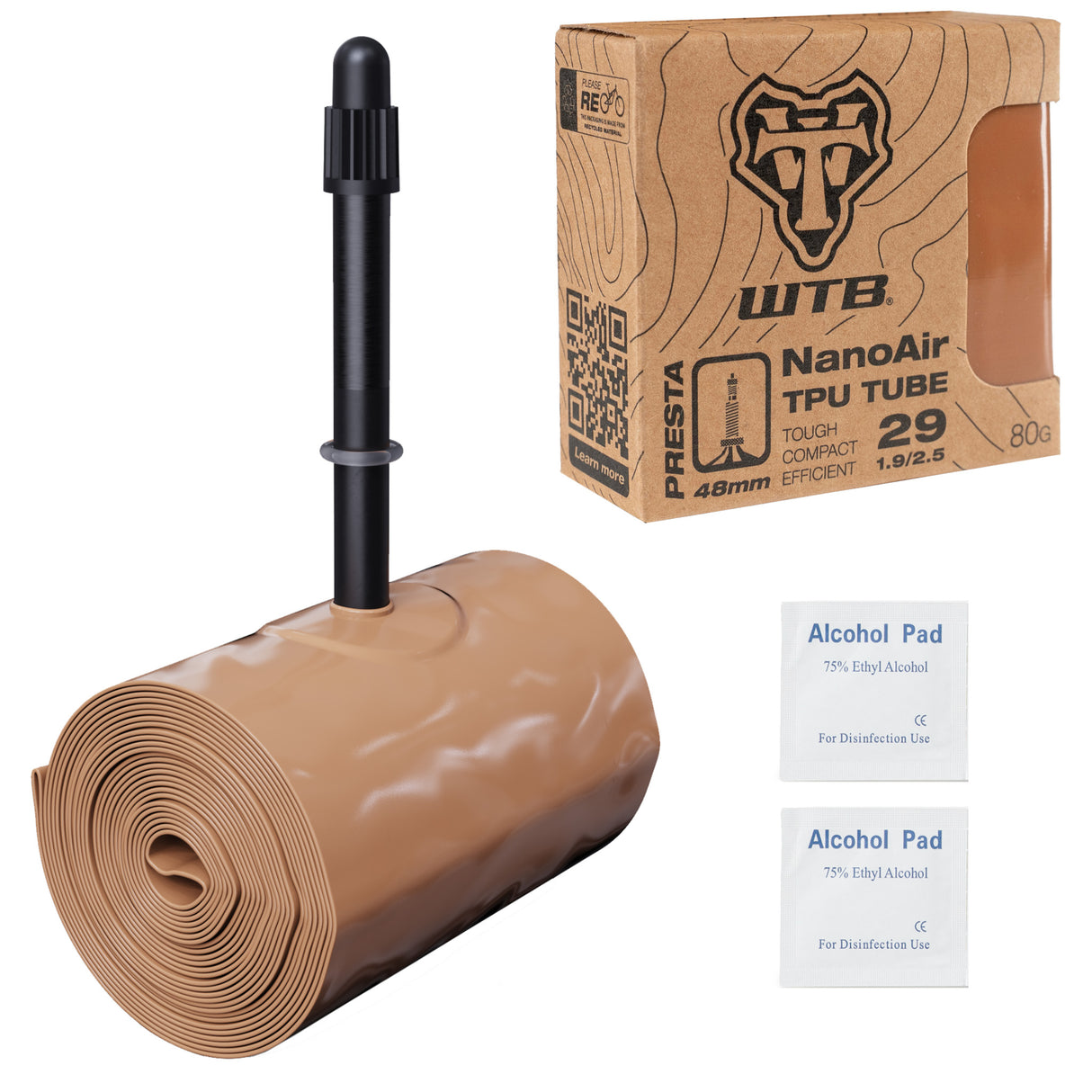 WTB NanoAir TPU Tube 29 x 1.9-2.5" 48mm PV