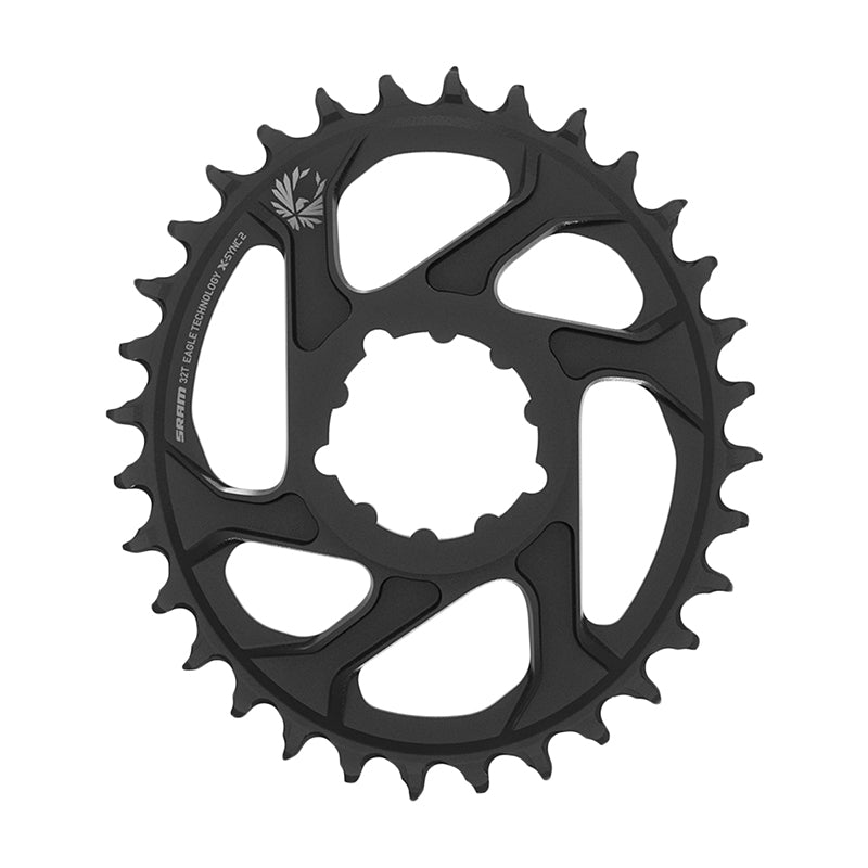 Plato ovalado SRAM X-Sync 2 Eagle de montaje directo, 32 dientes, 3 mm de desplazamiento Boost, 12 velocidades, negro