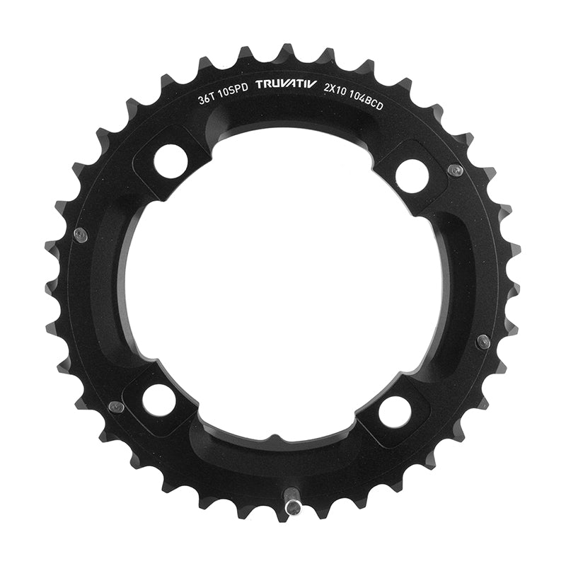 Plato SRAM/Truvativ X0 X9 36T 104 mm BCD 10 velocidades GXP, pasador de cambio largo, 22T