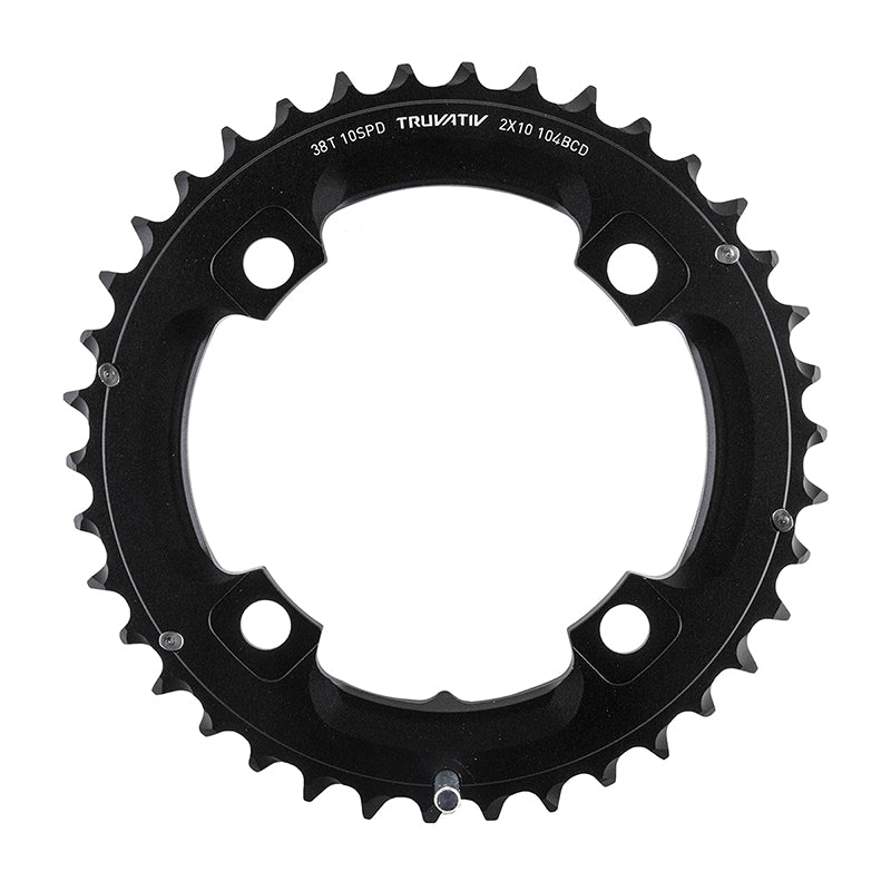 SRAM/Truvativ X0 X9 38T 104 mm BCD 10 velocidades GXP Plato largo Overshift Pin Uso 24T