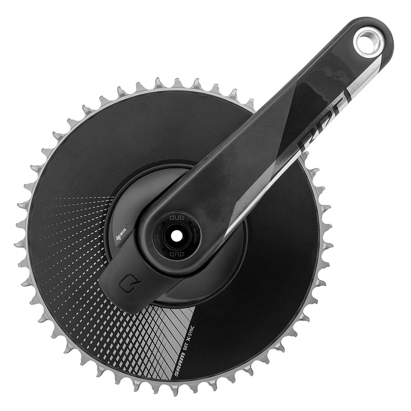 Medidor de potencia Sram Red AXS 1x Aero DUB 172,5x50 Juego de bielas Aero DUB negro
