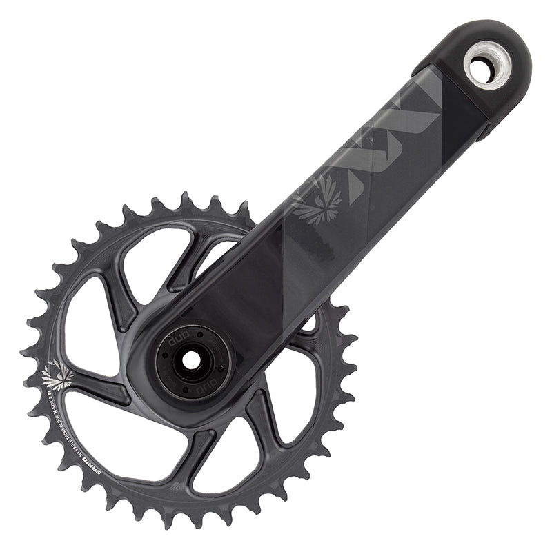 Juego de bielas SRAM XX1 Eagle DUB Velocidad: 11/12 Eje: 28,99 mm BCD: Montaje directo 34 DUB 170 mm Gris MTB