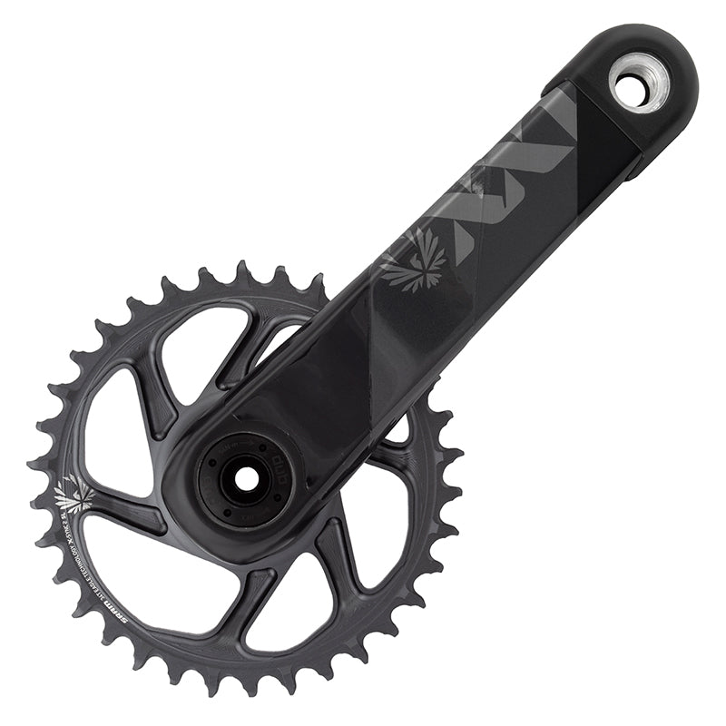 Juego de bielas SRAM XX1 Eagle DUB Velocidad: 11/12 Eje: 28,99 mm BCD: Montaje directo 34 DUB 175 mm Gris MTB