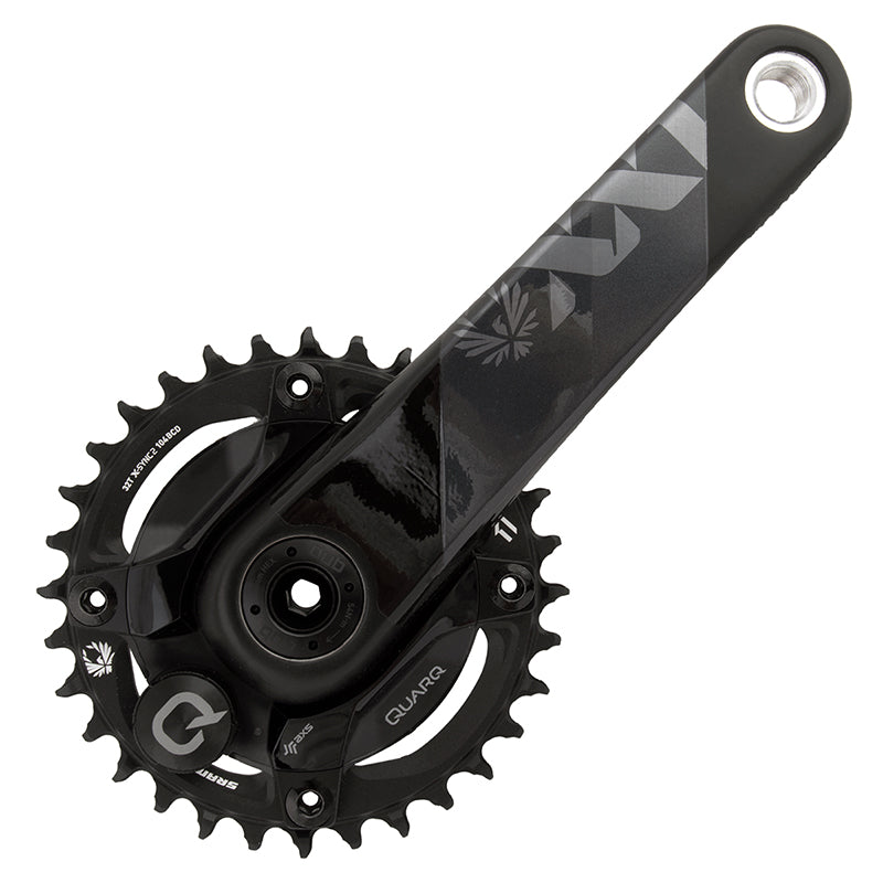 Medidor de potencia SRAM XX1 Eagle DUB Juego de bielas con medidor de potencia Velocidad: 11/12 Eje: 28,99 mm BCD: 104 32 DUB 170 mm Negro Boost