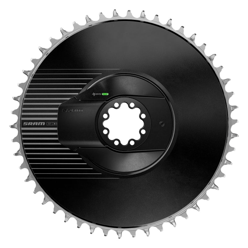 Kit de plato con medidor de potencia SRAM RED AXS Aero - 50 dientes, 12/13 velocidades, 8 tornillos, montaje directo, negro E1