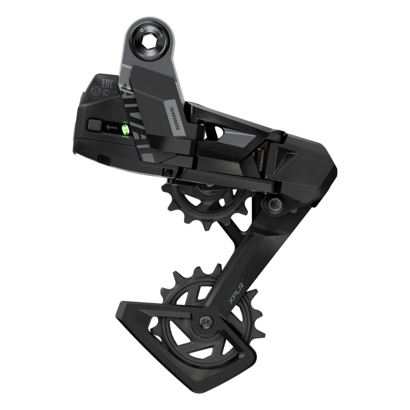 Desviador trasero SRAM Rival XPLR AXS - Para Rival XPLR 1x 13 velocidades 46 dientes máx. UDH sin patilla. Batería no incluida. Negro/plata E1