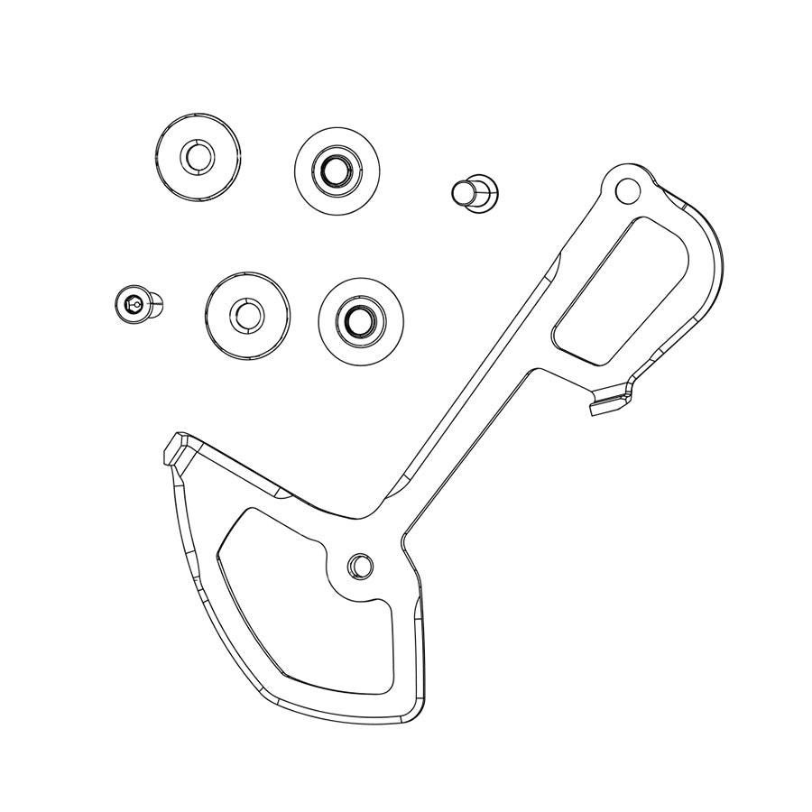 Jaula interior de desviador trasero SRAM SX/NX Eagle y GX Eagle AXS con tornillos