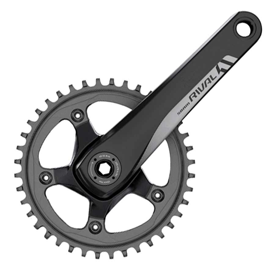 Juego de bielas SRAM Rival1, 11 velocidades, 175 mm, 50 dientes, BCD: 110 mm, GXP, 68 mm, 45,5 mm, color negro