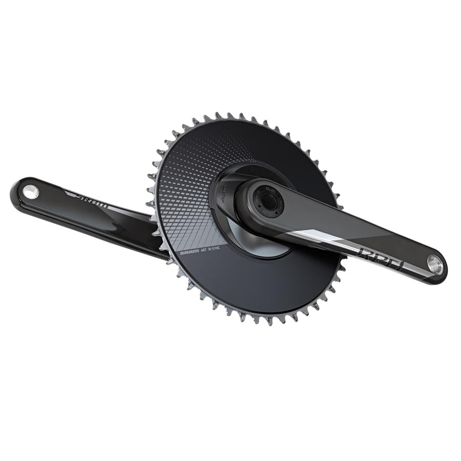 Juego de bielas SRAM Red 1 AXS Velocidad: 12 Eje: 28,99 mm BCD: Montaje directo 50 DUB 175 mm Black Road