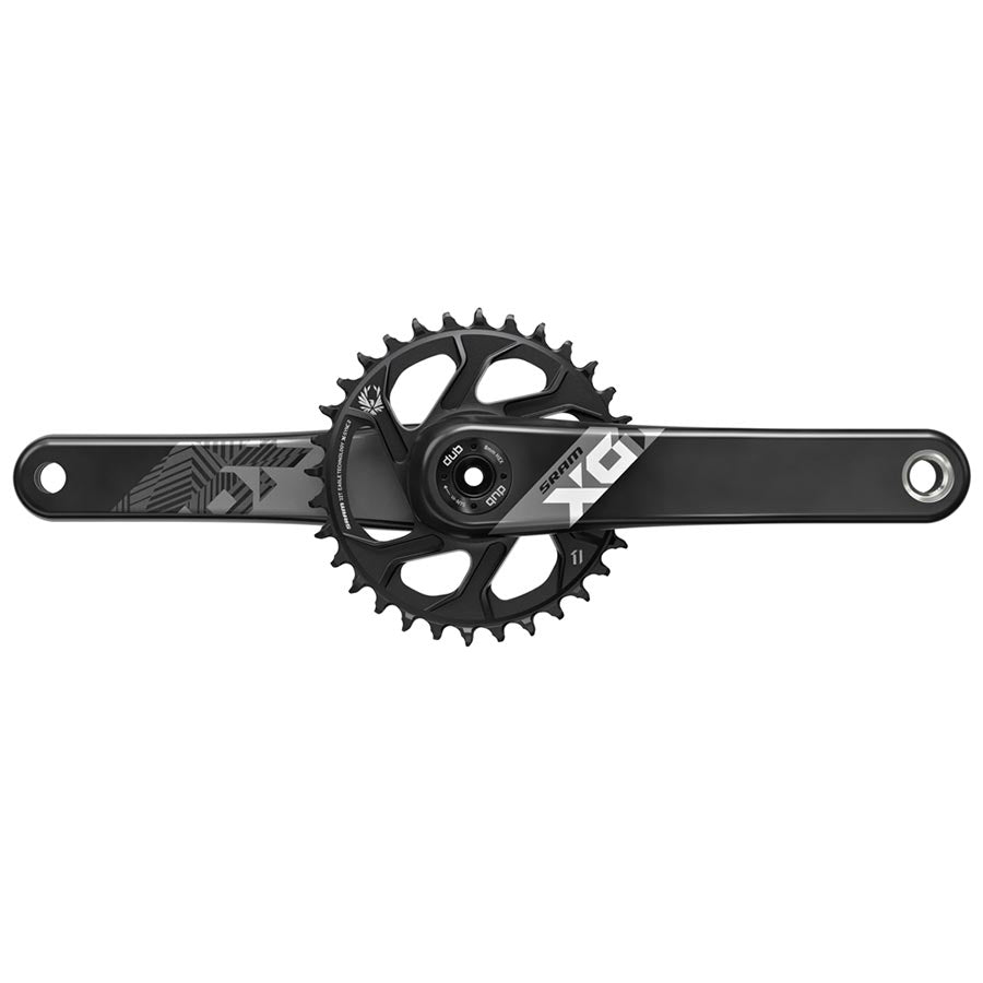 Juego de bielas SRAM X01 Eagle DUB C3, velocidad: 11/12, eje: 28,99 mm, BCD: montaje directo, 30 DUB, 175 mm, color negro, para Fat Bike de 4"