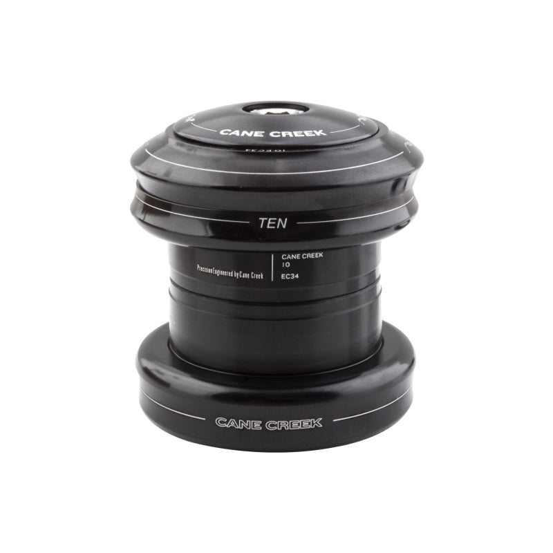 Juego de copas extensibles Cane Creek Serie 10, color negro, tubo de dirección de 1-1/8"-34 mm, EC34/28.6|EC34/30