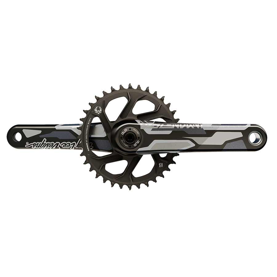 Juego de bielas Truvativ Descendant CoLab DH DUB Eje: 28,99 mm 32 DUB 165 mm Negro Boost