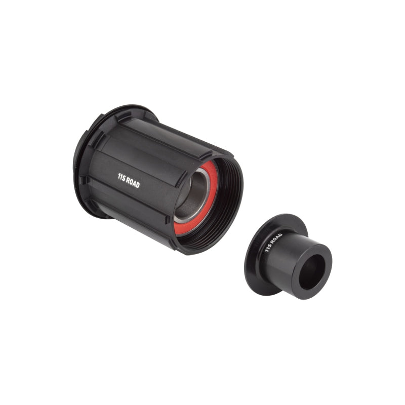 Cuerpo de buje libre DT Swiss de 3 trinquetes - Shimano HG 11 Road Standard, kit de rodamientos sellados de aluminio/acero con tapa de extremo de 12 x 142 mm