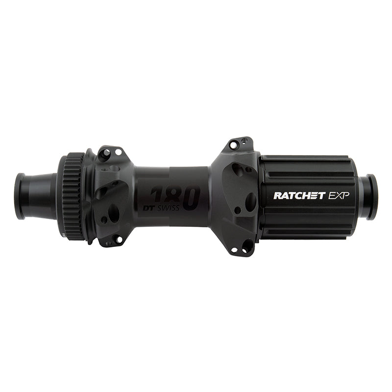 Buje trasero DT Swiss 180 EXP - 12 x 142 mm, Center-Lock HG 11 Road BLK, 24 agujeros, tiro recto, 36 puntos