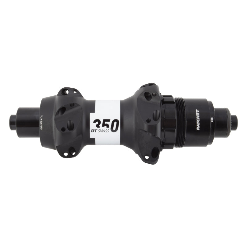 Buje trasero DT Swiss 350 - QR x 130 mm Freno de llanta XDR BLK 24H Tiro recto 36pt Tiro recto