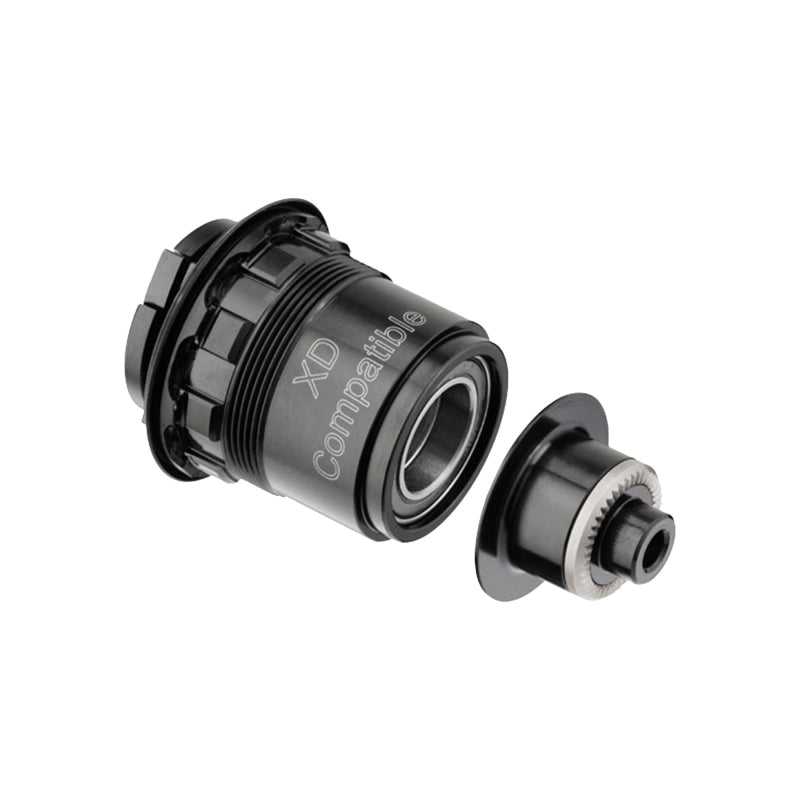 Cuerpo de buje libre DT Swiss de 3 trinquetes - Kit de cierre rápido con rodamiento sellado SRAM XD de aluminio/acero de 130/135 mm y tapa de extremo