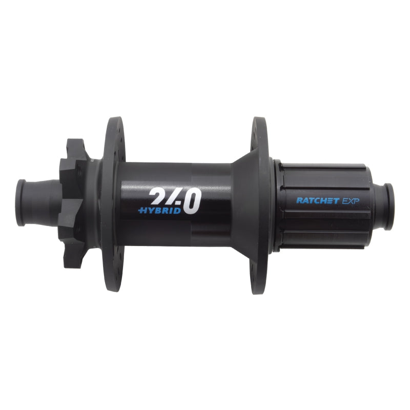 Buje trasero híbrido DT Swiss 240 - 12 x 148 mm, 6 tornillos, HG 11 MTN, negro, 32 agujeros, 30 puntos