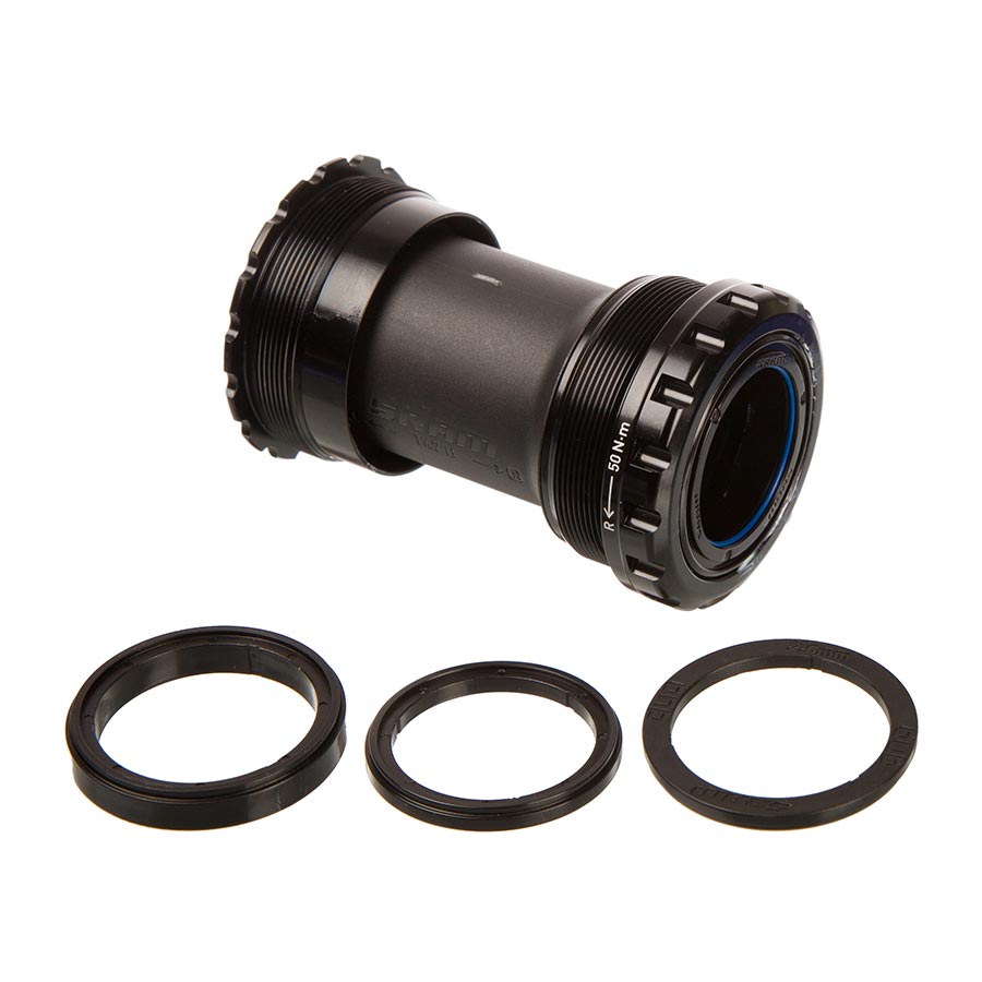 Pedalier SRAM DUB T47 - T47 77 mm Carretera y Carretera Ancho Negro
