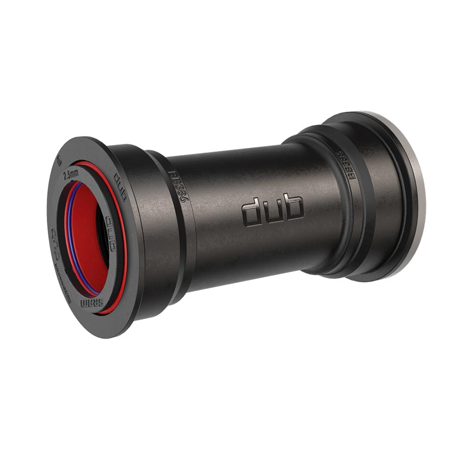 Pedalier cerámico SRAM DUB Wide PressFit30 - BB386 86,5 mm, ancho de carretera, negro