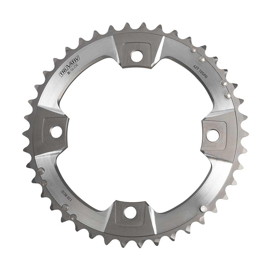 Plato interior SRAM 26T 10 velocidades BCD 80 mm 4 tornillos XX para MTB doble aluminio gris 11.6215.188.120