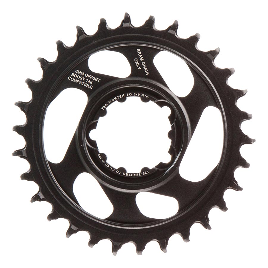 Plato SRAM 30T X-Sync 2 de montaje directo Eagle con desplazamiento Boost de 3 mm, color gris lunar