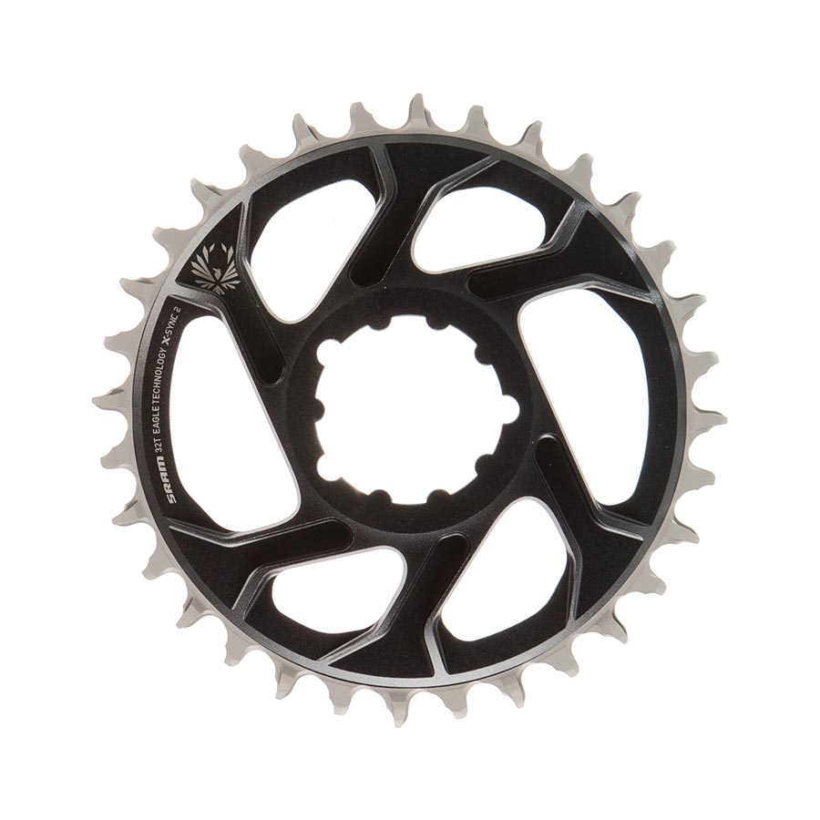 Plato SRAM Eagle Dientes: 32 Velocidad: 11/12 BCD: Montaje directo Aluminio Gris Lunar/Polar 6 mm