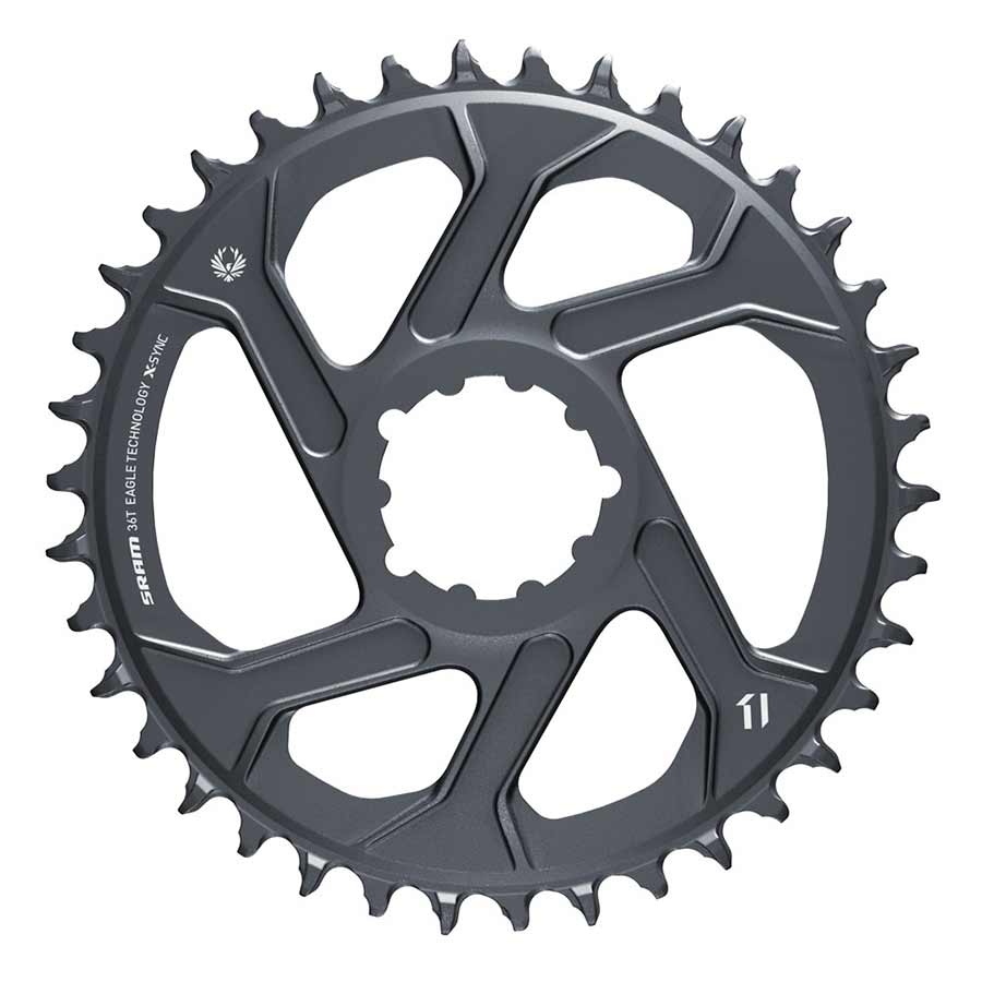 Plato SRAM Eagle Dientes: 36 Velocidad: 11/12 BCD: Montaje directo Aluminio Gris Lunar/Polar 6 mm