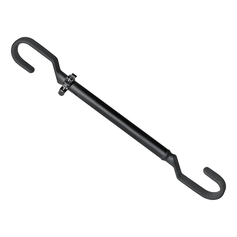 Adaptador de cuadro de tubo superior de barra transversal ajustable Delta: negro