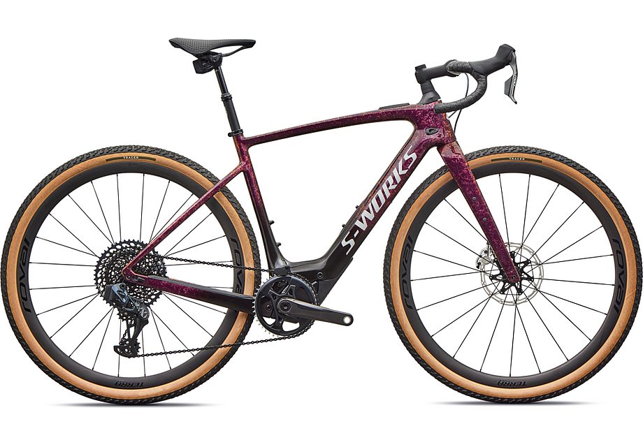 2026 Specialized Creo Sl S-Works Carbon Bike Gloss Bordeaux Metallic/Fade/Pearl Dry Impasto/Silver Dust 61
